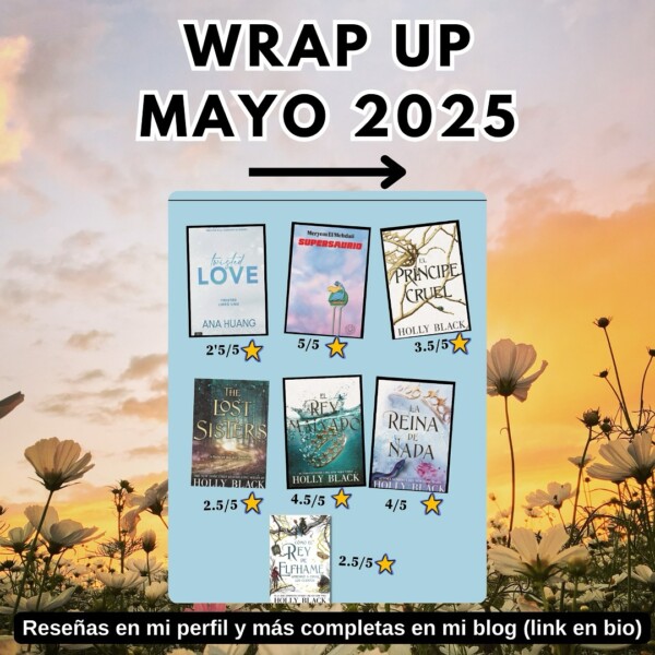 ✨𝐖𝐑𝐀𝐏 𝐔𝐏 📚𝐌𝐀𝐘𝐎 2️⃣0️⃣2️⃣5️⃣Estas han sido mis lecturas de este mes. Y el libro que más me ha gustado fue “Supersaurio”

💬¿Cuál ha sido tu lectura del mes, el libro que más te ha gustado?

wrapup lecturas mayo libros resumen bookstagram bookstagramespañol parati
